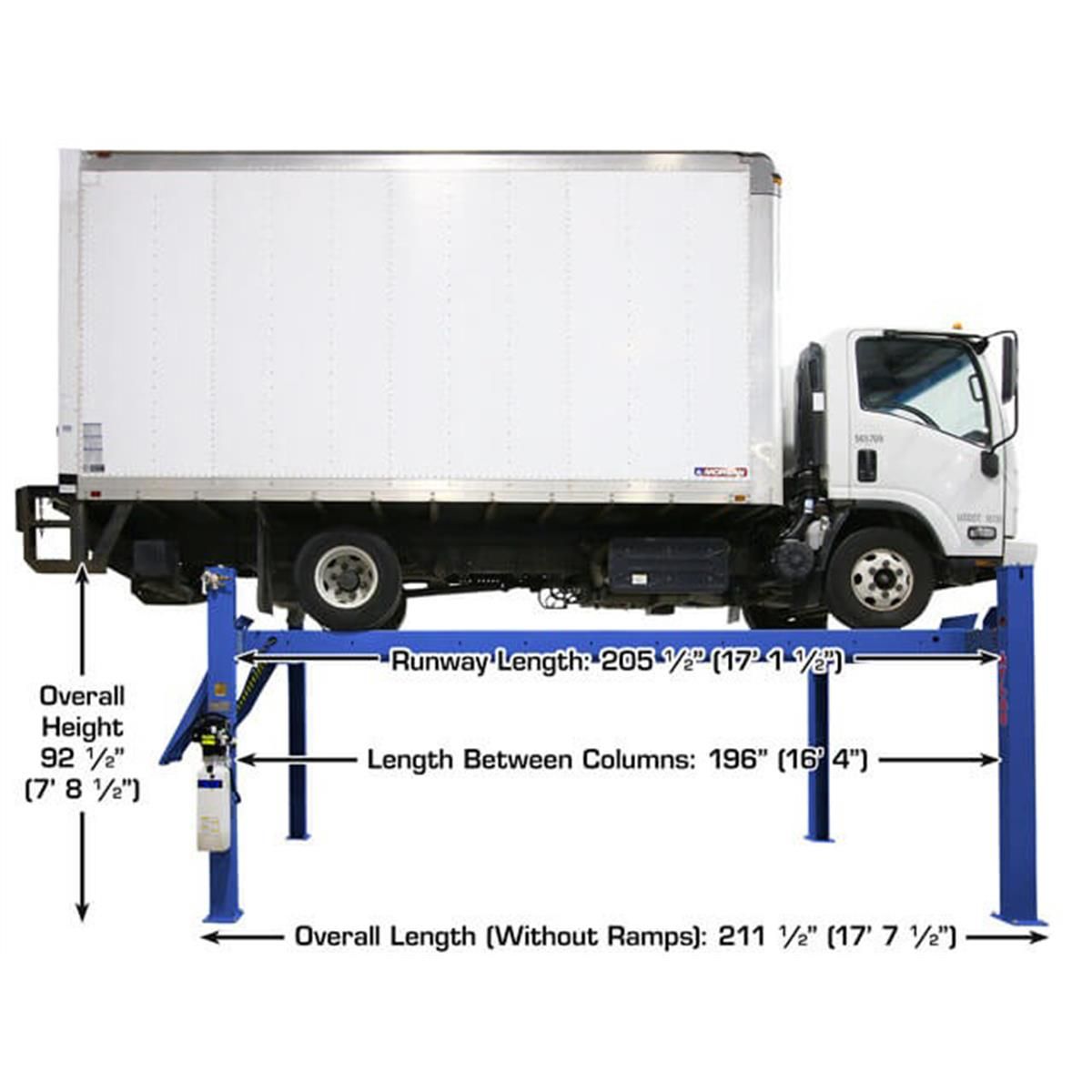 Atlas Equipment Platinum PVL14 ALI Certified Commercial Grade Alignment 4-Post Lift 12,000 lb. Capacity - Image 2